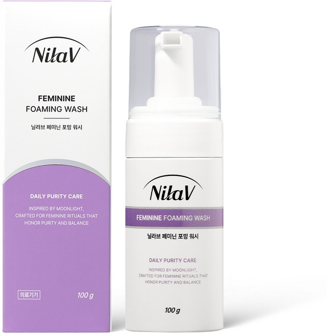 닐라브 페미닌 포밍 워시 여성청결제 의료기기, 1개, 100g