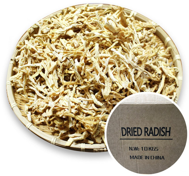 무말랭이 10kg 상자 중국산 무 건무 무우 건나물 태양건조 대용량 업소용 쪽빛누리, 1박스