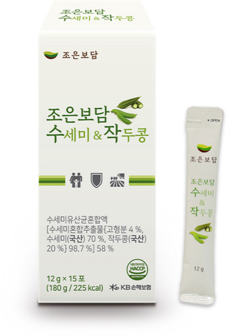 국내산 수세미 작두콩 액상 즙(간편스틱형) 15포, 2박스, 15개입, 12g