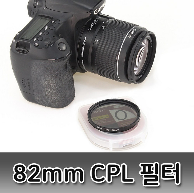 카메라 82mm CPL 렌즈 필터 DSLR 편광 캐논 소니 니콘 호환