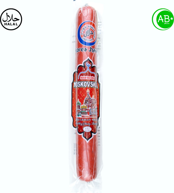Halal Moskovskaya Beef Salami 할랄 모스콥스카야 비프 살라미, 1개, 500g