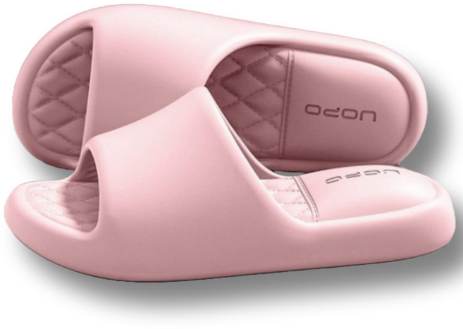 UOPO 에바 푹신한 쿠션 무소음 조리원 임산부 층간소음 슬리퍼 거실화 실내화, 1개, 연핑크