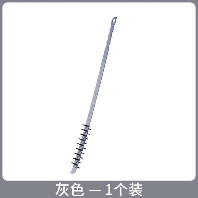 洗衣機內筒刷 長柄縫隙刷, 1個, 滾筒洗衣機刷【灰色】