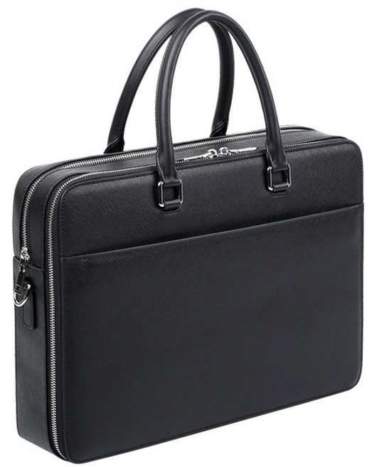 Mimi Market 프리미엄 천연소가죽 남자 노트북 서류가방 15.6인치