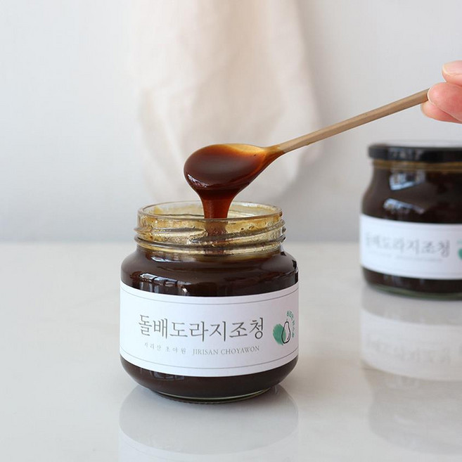 지리산이 만들고 정성 담은 돌배약도라지 조청 500g, 돌배도라지조청, 1개