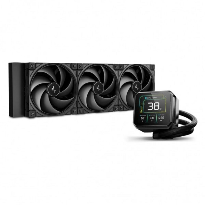 딥쿨 DEEPCOOL SPARTACUS 360 수냉 CPU 쿨러 (블랙), 1개, 블랙