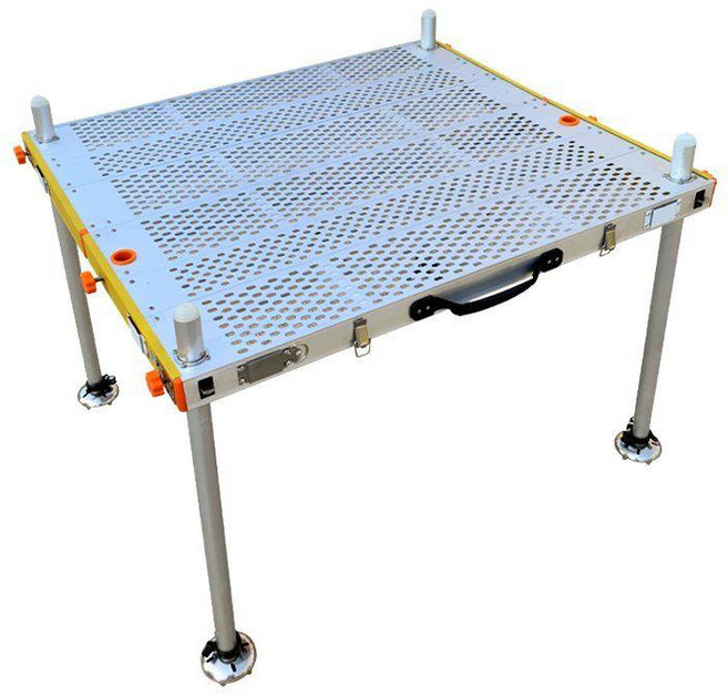 낚시좌대 수상 접이식 테이블 도시어부 스마트 소좌대, 중공 100x80cm 다리 1.45m