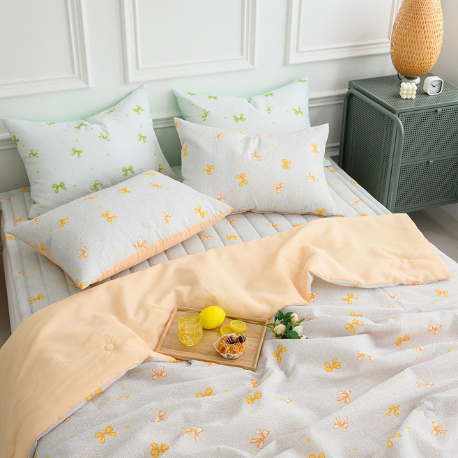 노스 국내생산 시원한 쿨링 스노우 시어서커 여름이불