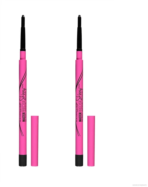 Maybelline Master Precise Skinny 메이블린 마스터 프리사이즈 스키니 젤 펜슬 리파인 차콜 100mg 2팩 - 쿠팡