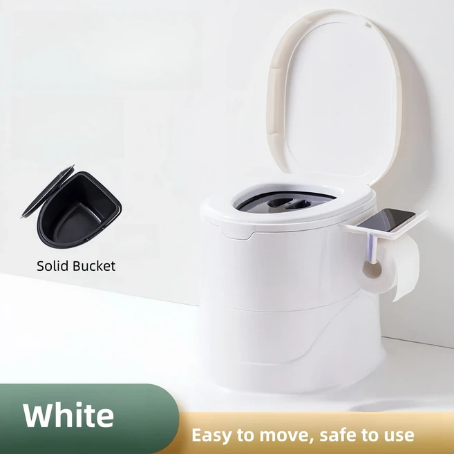 1개 화이트/카키색은 캠핑 스타일 야외 야외 욕실 침실 발코니 하이킹 Rv 여행 임산부 장애인 노인 이동 불, 02 White