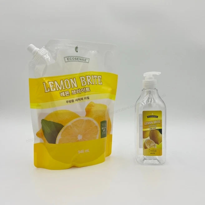 멜라루카 레몬브라이트 레몬향 946ml 리필용 + 전용용기, 1개 - 쿠팡