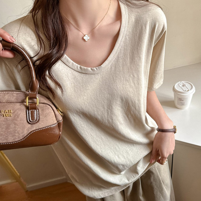 메이킹유 WC160020솔리드반팔티