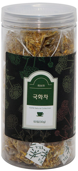 그린벨트의친구들 PLA 생분해 티백차 국화차, 1개, 50개입, 0.6g