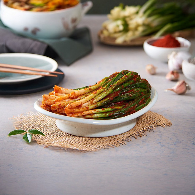 [이킴] 국산 파김치 800g / 수제 아삭파김치 / 고기 밥도둑, 1개