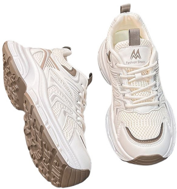 여성 통기성 키높이 통굽 캐주얼 운동화