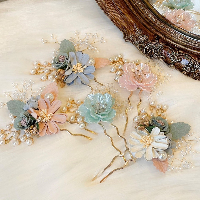 스타일플래닛 포인트 플라워 비녀