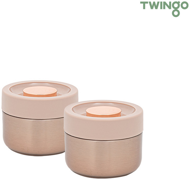 트윙고 보온도시락통 죽통 수능 직장인 어린이 이유식, 7.뉴트윙클 찬통 320ml-2종, 1개