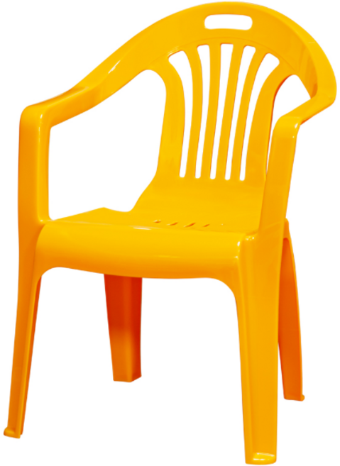 국산 에덴 의자 노랑 등받이 팔걸이 플라스틱 편의점 포장마차 행사 포차 테라스 학교 야외, 1개, 상세페이지 참조