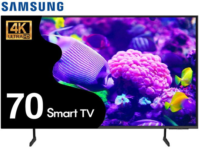 삼성 24년 176cm(70인치) 크리스탈 4K UHD 스마트TV 70DU7200 본사방문수령, 방문설치, 스탠드형, 70DU7200_지방권