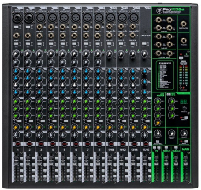 MACKIE 맥키 정품 인증 ProFXV3 시리즈 아날로그 믹서 시리즈 (12 16 Rack Mount 증정), ProFX16V3