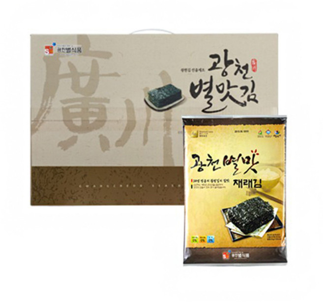 광천 별맛김 재래전장김10봉/20봉/30봉, 30개, 20g