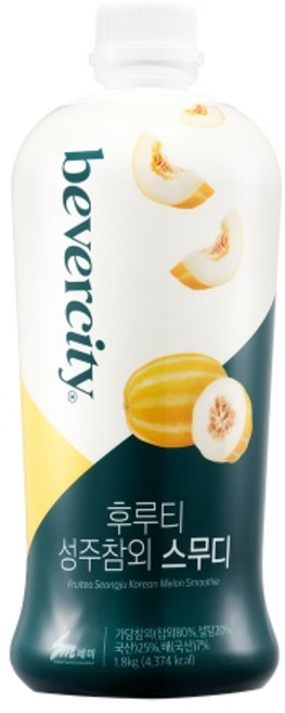 베버시티 세미 후루티 성주 참외 스무디, 1.8kg, 3개