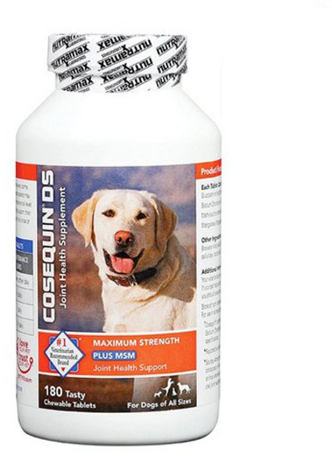 뉴트라맥스 코세퀸 MSM 반려견 관절 영양제 180정, 뼈/관절강화, 1개