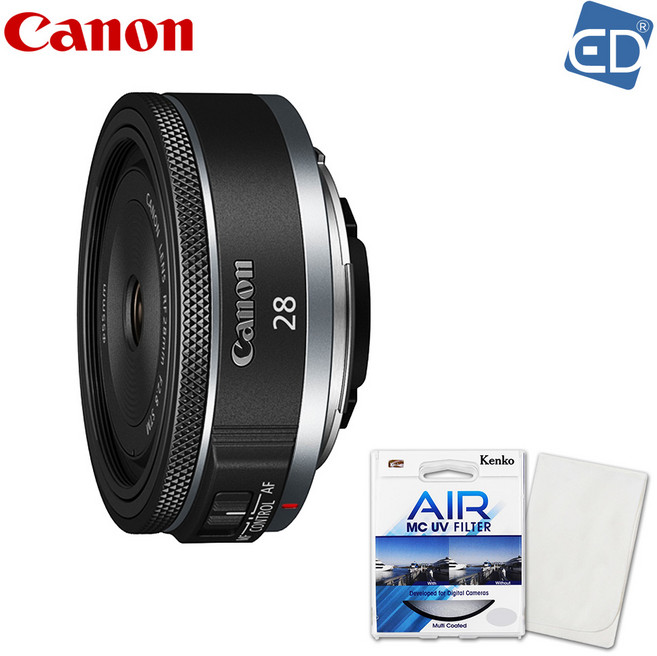 [캐논정품] 렌즈 RF 28mm F2.8 STM +MCUV필터+포켓융 /ED