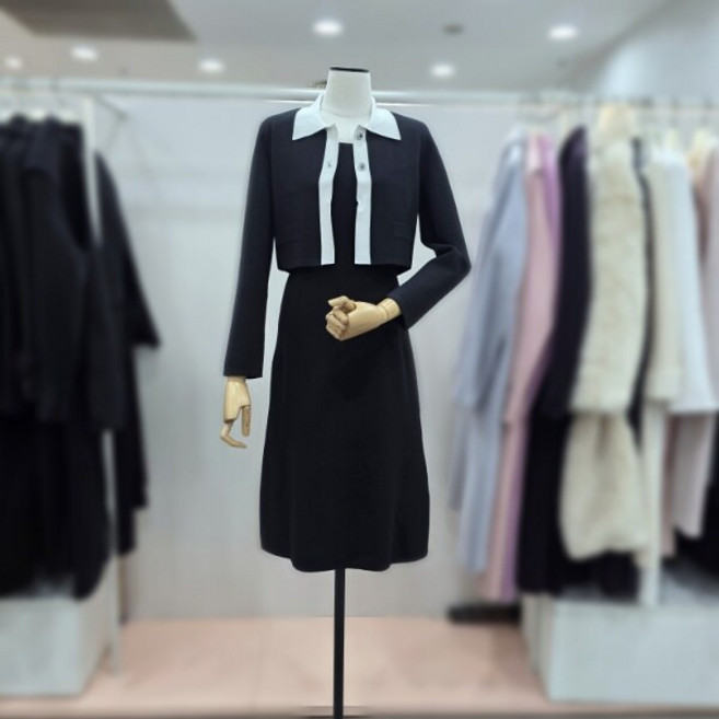 잇미샤 잇미샤 가디건 세트 니트 원피스(ITP2KOP700)_DG