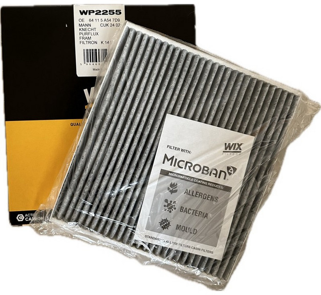 WIX PM2.5活性碳冷氣濾網 BMW WP2255 2系 X1 IX1 IX2 X2 U06 U11 U10, 1個