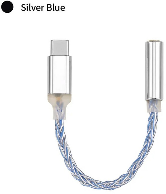 포터블 DAC 앰프 JCALLY 디지털 오디오 휴대용 하이파이 모바일 헤드셋 USB 디코딩 앰프 JM6 Pro C타입-3.5mm CX31993, JM6 Blue 31mW