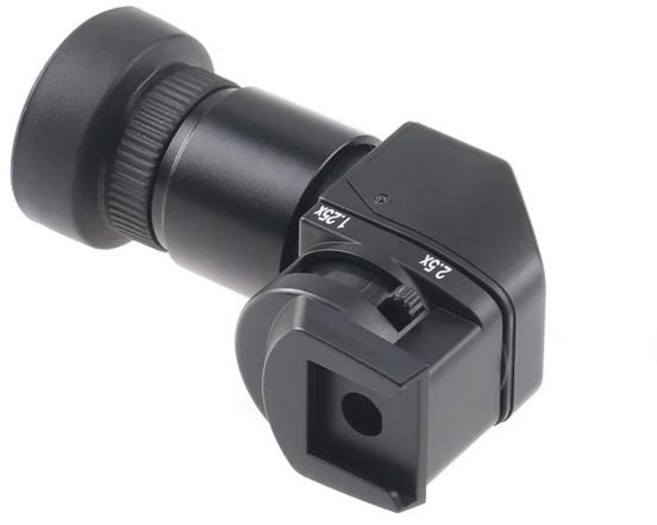 뷰파인더 1.25X2.5 직각 뷰파인더 캐논 450D 600D 니콘 D850 D800 D7100 D700 펜탁스 K5 K7 R-마운트 카메라용, 1개