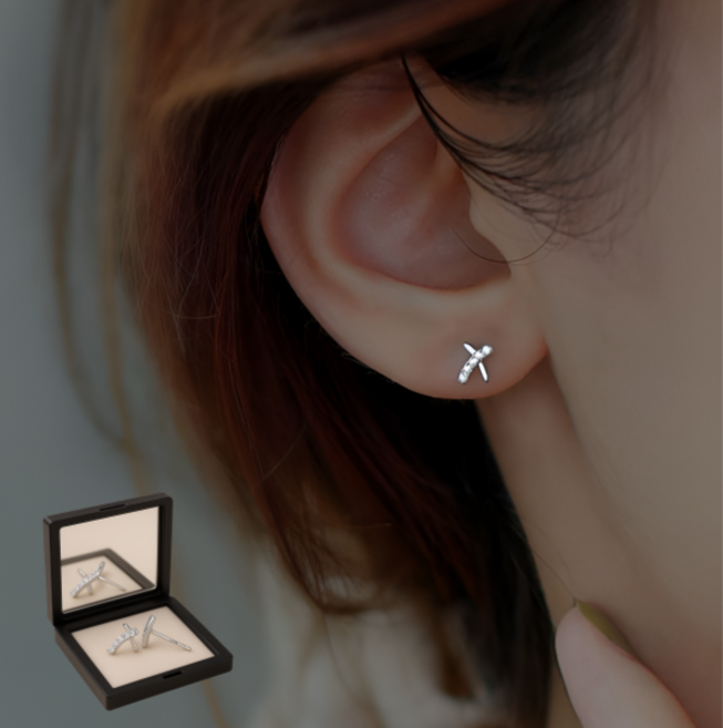 다예품 14K도금 알러지없는 925실버 은침 여성귀걸이