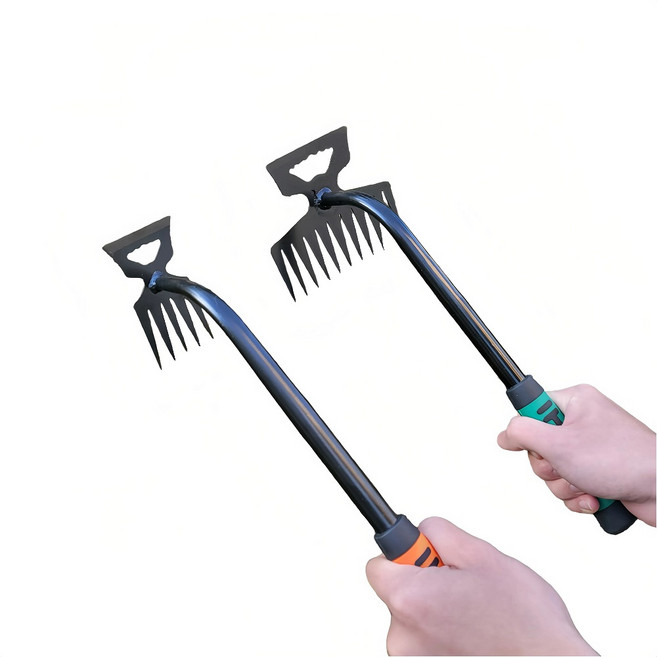 홈치치 호미 잡초 제거 제초기 5발+11발 갈퀴호미 한세트, 1세트