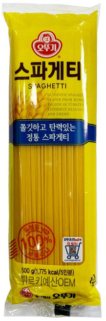 오뚜기 스파게티면 500g, 10개