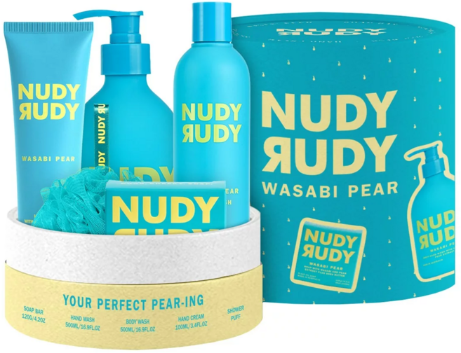 NUDY RUDY WASABI PEAR 身體護理禮盒, 1組