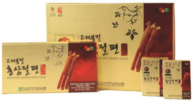 [금산인삼농협] 고려봉밀홍삼절편(20gX10갑), 10개