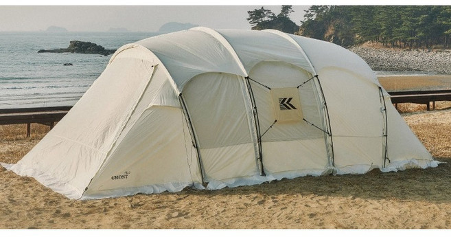 코베아 고스트 플러스 유럽스타일 터널 텐트 아이보리, 챠콜