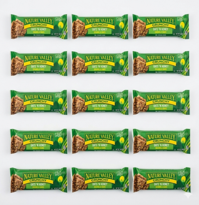 크런치 그래놀라바 오츠&허니, 15개, 21g