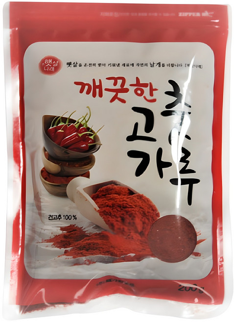 햇살나래 깨끗한 고춧가루, 200g, 1개