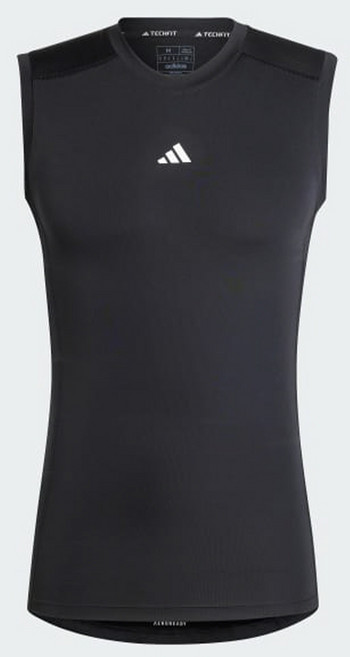 아디다스 M TECHFIT COMPRESSION TRAINING SLEEVELESS TEE 헬스 운동 러닝 컴프레션 싱글렛 민소매 티
