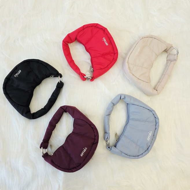 [국내정품] 이미스 패딩 미니백 키링 가방