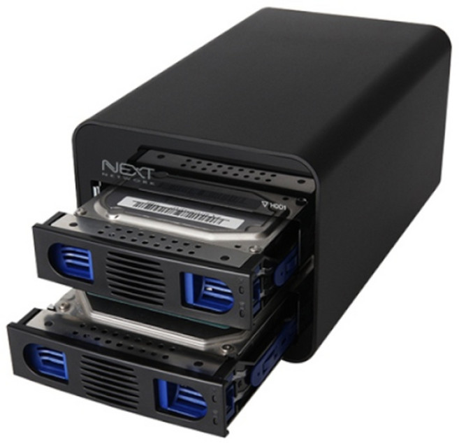 3.5 2.5HDD지원 2베이 외장하드랙 RAID지원 USB스토리지, 하드미포함