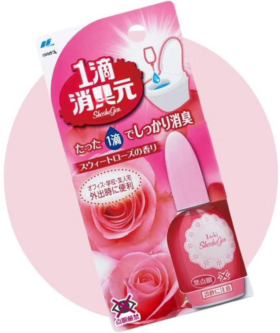 고바야시 쇼슈겐 화장실 변기 악취제거 방향제 에티켓 한방울의 기적 20ml 악취제거변기방향제, 1개
