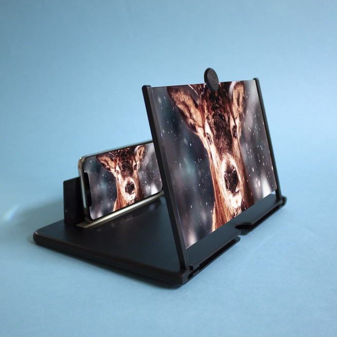 4배 커지는 스마트폰 확대스크린 21.5x13cm 블랙, 1개, 상세페이지 참조