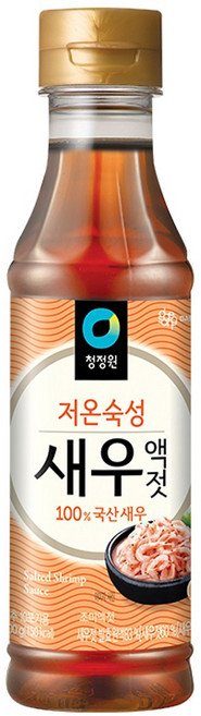 청정원 저온숙성 새우액젓, 500g, 1개