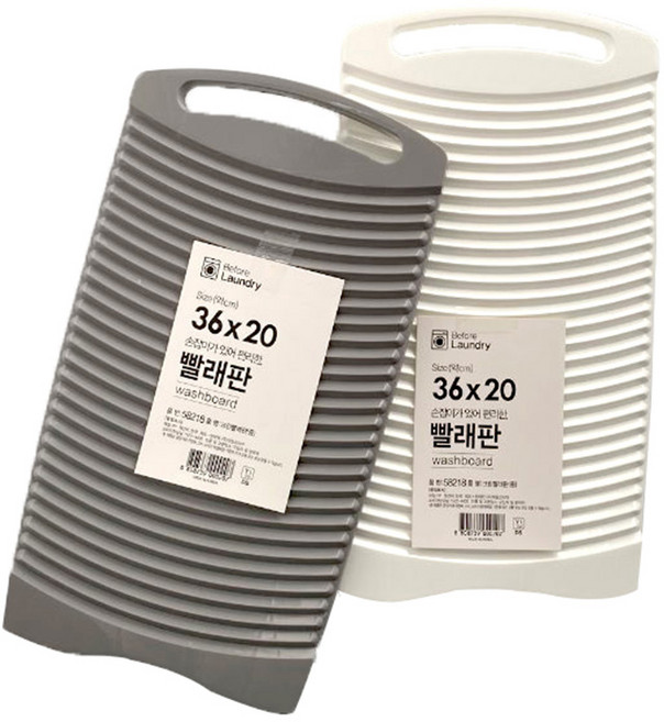 파미레 국산 크린 빨래판 중 사이즈, 화이트, 1개