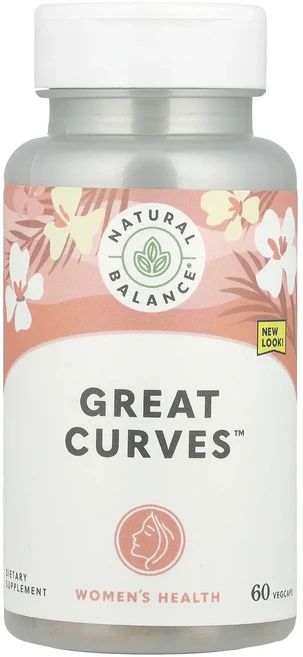 단백질 비타민 철분 마그내슘 칼슘 Natural Balance 여성 건강 Great Curves™ 베지 캡슐 60정 고루고루섭취해주세요, NaturalBalance여성건강GreatCurves베, 1개 - 쿠팡