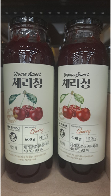 노브랜드 체리청 600g, 1.2kg, 1세트