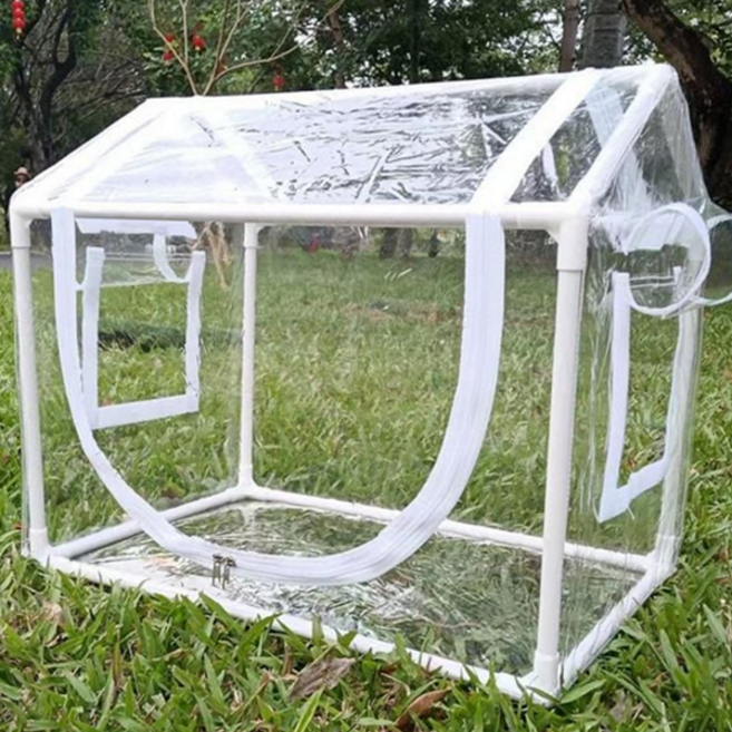 조립식 온실 베란다 간이 겨울철 가정용 비닐 하우스 식물 방풍